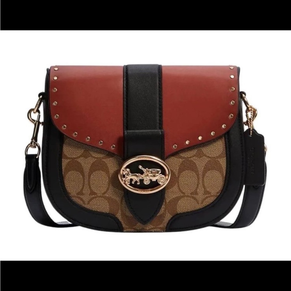 New Coach Rivets Georgie Crossbody